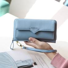 Load image into Gallery viewer, Solid Leather Woman Wallet