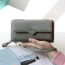 Load image into Gallery viewer, Solid Leather Woman Wallet