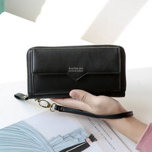 Load image into Gallery viewer, Solid Leather Woman Wallet