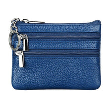 Load image into Gallery viewer, Mini Zipper Genuine Leather Women Wallet