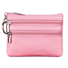 Load image into Gallery viewer, Mini Zipper Genuine Leather Women Wallet