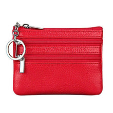 Load image into Gallery viewer, Mini Zipper Genuine Leather Women Wallet