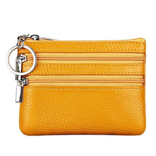 Load image into Gallery viewer, Mini Zipper Genuine Leather Women Wallet