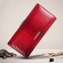 Load image into Gallery viewer, Alligator Genuine Leather Women Wallet