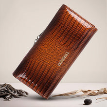 Load image into Gallery viewer, Alligator Genuine Leather Women Wallet