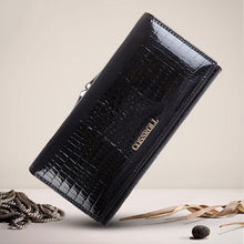 Load image into Gallery viewer, Alligator Genuine Leather Women Wallet