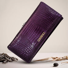 Load image into Gallery viewer, Alligator Genuine Leather Women Wallet