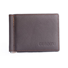 Load image into Gallery viewer, Gubintu Mini Genuine Leather Men Wallet
