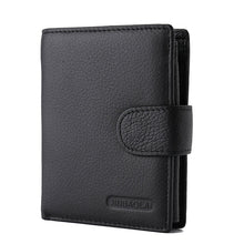 Load image into Gallery viewer, Tri-Fold Genuine Leather Men Wallet